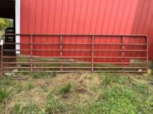 Approx 16 Ft Red 7 Bar Gate
