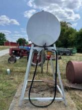 Upright Gravity Flow Fuel Tank