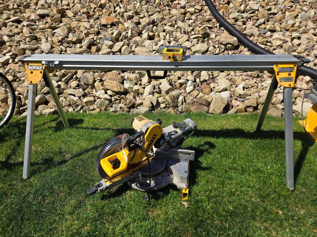 Dewalt 10in compound miter saw with miter saw stand