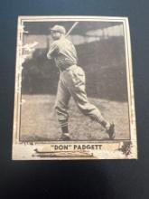 1940 Play Ball Don Padgett #109 Baseball Card