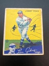 1934 Goudey Jimmy Foxx No. 1 Baseball Card