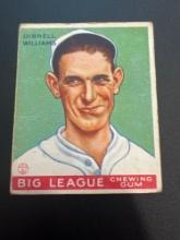 1933 Goudey Dibrell Williams #82 Baseball Card