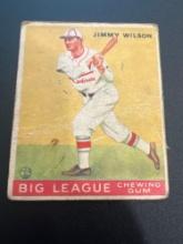 1933 Goudey Big League Jimmy Wilson #37 Baseball Card