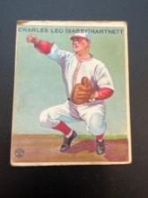 1933 Goudey Gabby Hartnett No. 202 Baseball Card