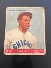1933 Goudey Charlie Grimm # 51 Baseball Card