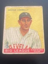 1933 Goudey Big League George Connally No. 27 Baseball Card