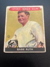 1933 Goudey Sports Kings Babe Ruth No. 2