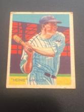 1935 Diamond Stars Heinie Manush No. 30 Baseball Card