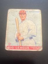 1933 Goudey Big League Al Spohrer Baseball Card