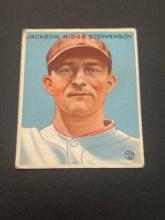 1933 Goudey Big League Jackson Riggs Stephenson #204 Baseball Card