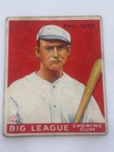 1933 Goudey Big League Phil Todt #86 Baseball Card