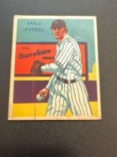 1935 Diamond Stars Earle Averill #35 Baseball Card