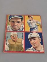 1935 Goudey 4in1 Terry Mancuso Schumacher Jackson #3B Baseball Card