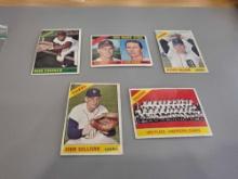 (5) 1966 Topps Baseball Cards