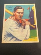 1935 Diamond Stars Mel Ott #50 Baseball Card