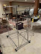 (2) Metal Clothes Racks