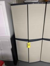 Plastic Cabinet and Contents