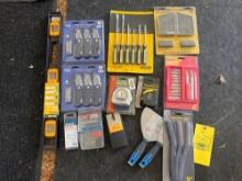Utility Knives, Level, Tape Measures, Drill Bits