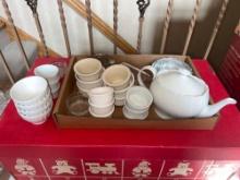 Dishware, I. Godinger Tea Pot, Stoneware