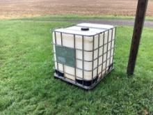 Poly Tank in Cage