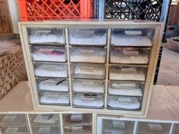 Hardware Organizers, Basket, & Contents