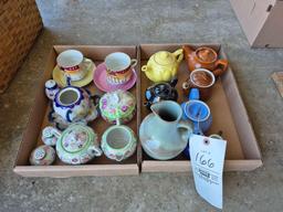 Assortment of Tea Cups & Pitchers