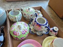 Assortment of Tea Cups & Pitchers