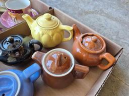 Assortment of Tea Cups & Pitchers