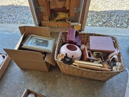 Assortment of Small Decor, Doll Furniture, & Frames