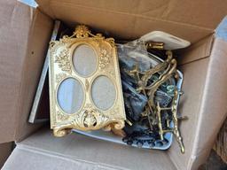 Assortment of Small Decor, Doll Furniture, & Frames
