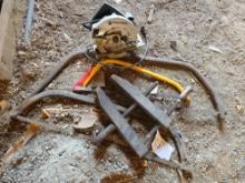 Circular saw, wood vise, saws
