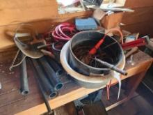 Tools, hardware, air hose, bit set