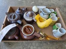 Hall pitcher, tea pots
