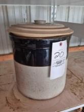 Vintage Crock w/ Non-Matching Lid
