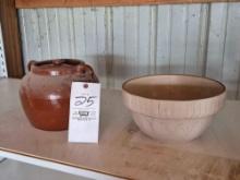 Crock & Pottery Bowl