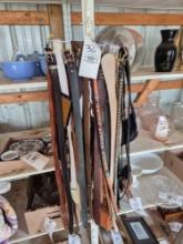 Belt Assortment & Handbag