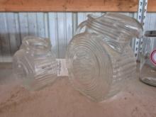 2 Federal Glass Pitchers