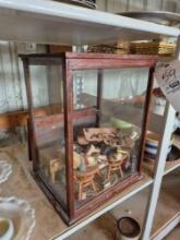 Wooden Doll Display
