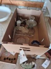Box of Assorted Glassware