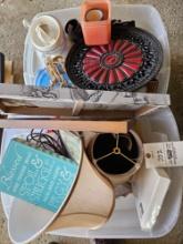 2 totes of decor