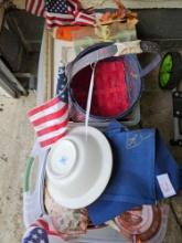 2 totes of decor