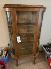 Oak china cabinet