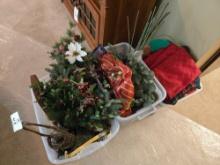 3 Totes Christmas decor
