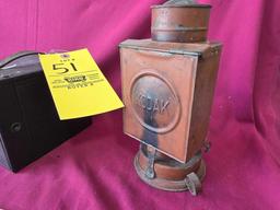 (3) Vintage Cameras Brownie, Kodak, A-8 Cadet, Kodak Lantern