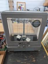 1950's Era Christian Becker Chain-o-matic Balance Scientific Scale W/ Paperwork