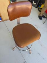 Vintage Industrial Draftmens Swivel Stool