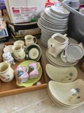 Ironstone Tea Leaf, MCM Dishes, McKinley Monument, Franciscan Autumn