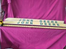 Vintage John Deere Tractor Emblems Signs