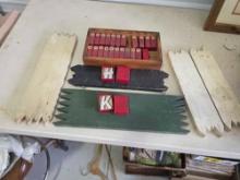Vintage Metal Letters, Plaques