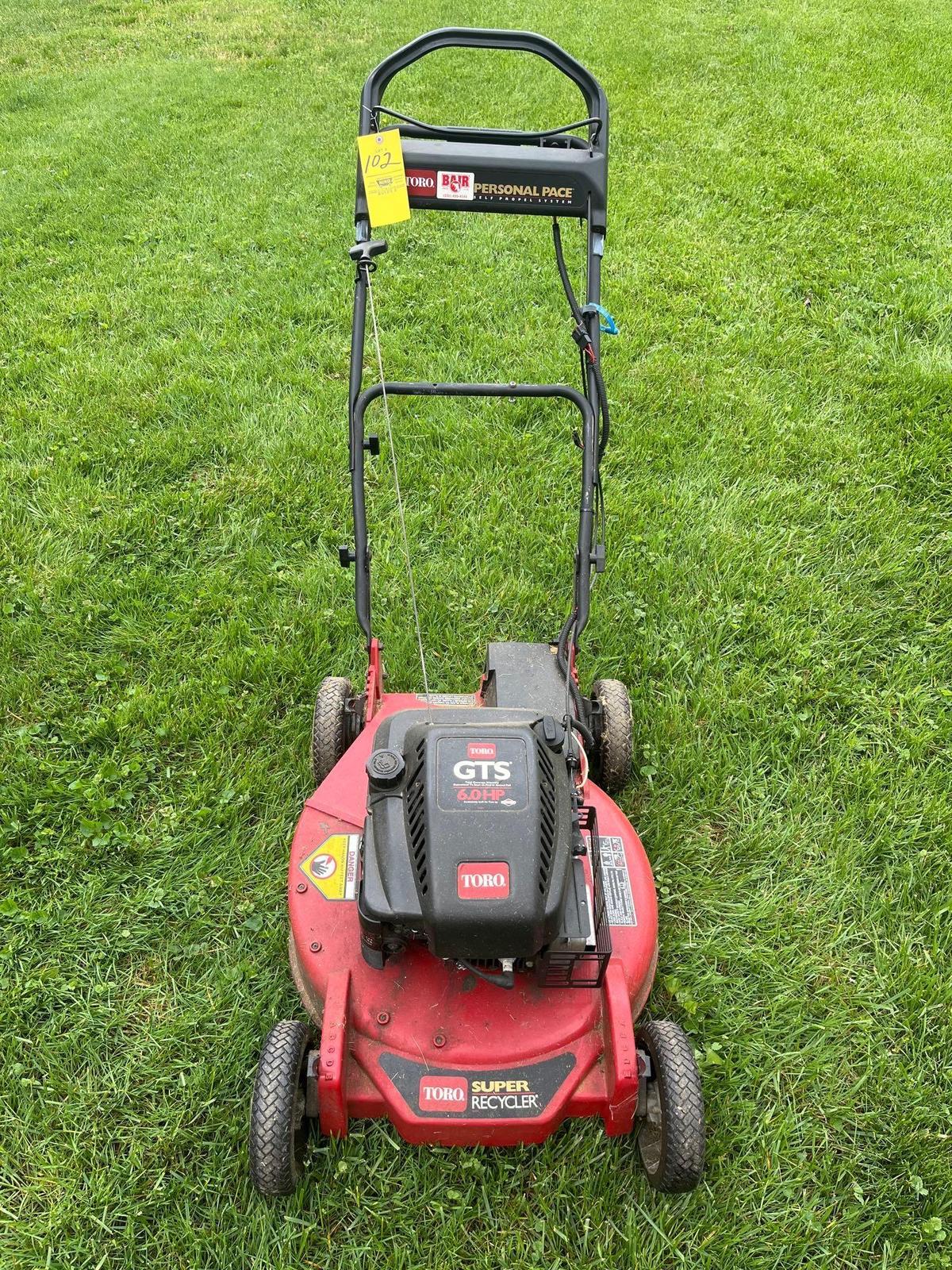 Toro 6hp self propelled mower